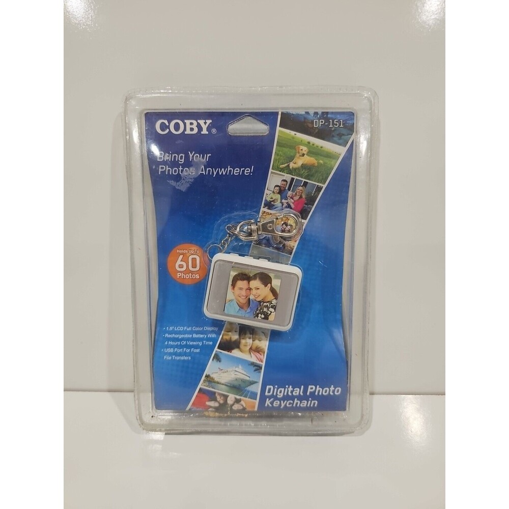 Coby DP-151 1.5" Digital Picture Keychain New Factory Sealed